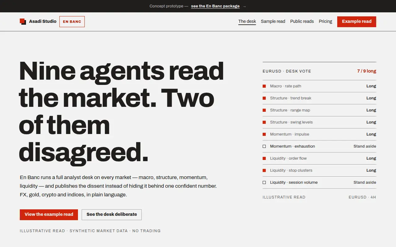 The En Banc concept page.